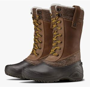 NEW! Women’s Size 5 The North Face Womens Shellista III Mid Boot Demitasse Brown